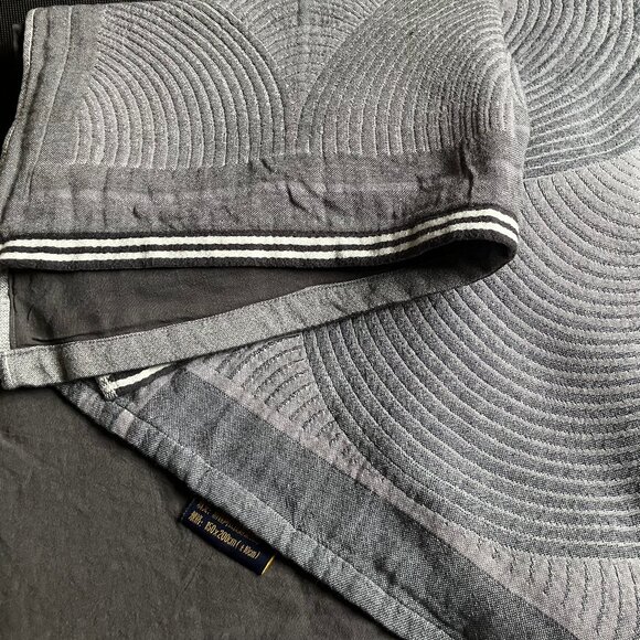 Organic Cotton Coverlet and Pillow Set NWOT - Picture 2 of 3